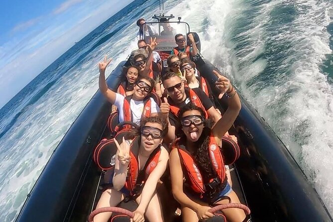 30-Minute Raptor RIB Ride Activity in Torquay - Leaving Torquay Marina for the open water