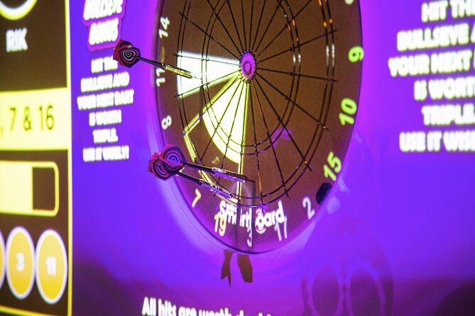 60-minute Augmented Reality Darts - Your 60 minutes at Boom Battle Bar Eastbourne