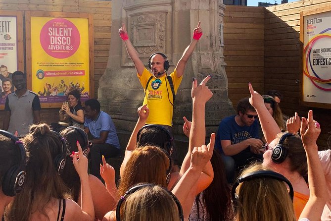A Silent Disco Adventure in London - Air Trumpets Around Trafalgar Square