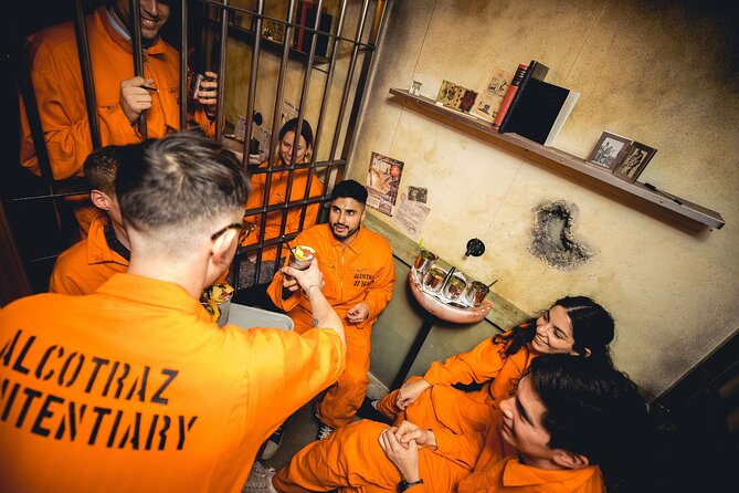 Alcotraz Prison Cocktail Experience in Brighton - The 1 hour 45 minute schedule