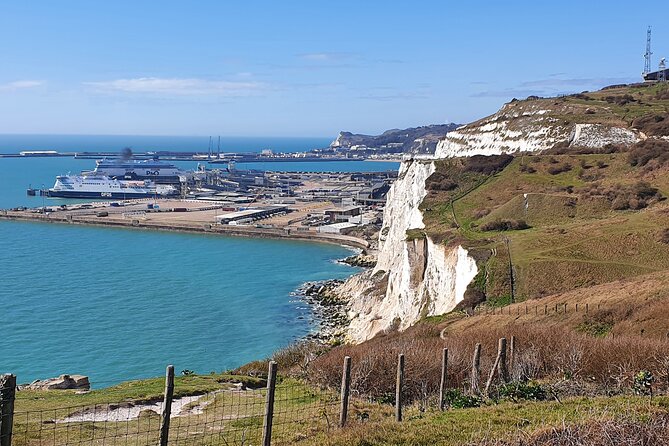 Battle of Britain Experience, White Cliffs of Dover & Canterbury - White Cliffs views with wartime defenses at your feet