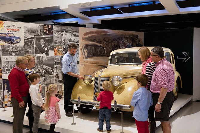 British Motor Museum Entry Ticket in Gaydon - Film cars and unusual vehicles break up the history