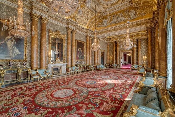 Buckingham Palace and Windsor Castle Escorted Tour from London - Inside Buckingham Palace during the summer opening
