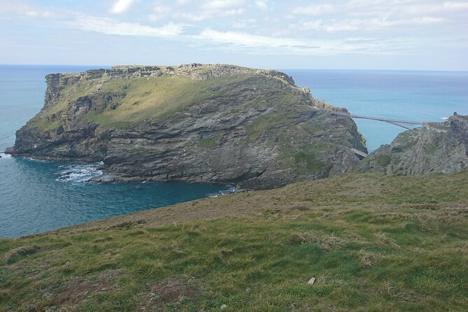 Castles, Canals and Witches in Cornwall England - Widemouth Bay and folded rock