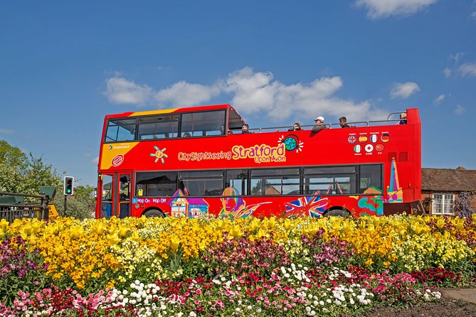 City Sightseeing Stratford-upon-Avon Hop-On Hop-Off Bus Tour - Stops 2 and 3, the river, theatre, and Shakespeare’s church