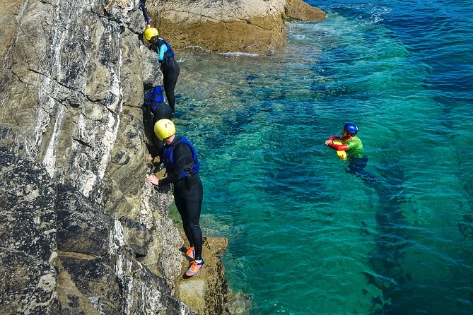 Coasteering Experience in Newquay - From Towan Beach to the Adventure Gully