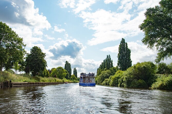 Daytime Sightseeing Boat Cruise in York - Open deck, indoor seating, and onboard refreshments