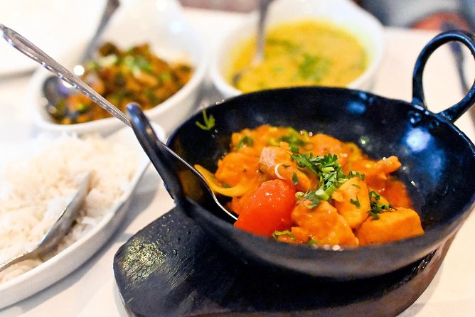 East London Indian Private Food Tour with 8+ Food Tastings - Eight or more tastings, from snacks to a full dinner