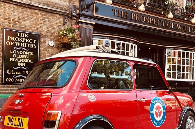 Half Day Tour in a classic Mini Cooper - Borough Market and an artisan coffee stop