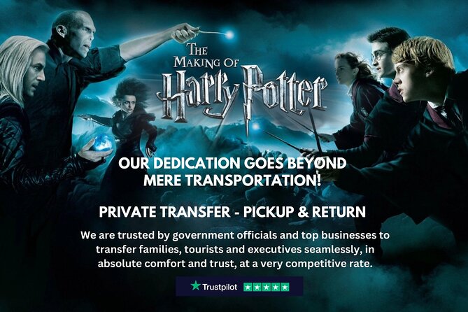 Harry Potter Tour of Warner Bros Studio Transfer - Pickup Return - Why a private Harry Potter transfer can make sense