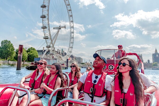 High-Speed Thames River Speedboat in London - The Globe, St. Paul’s, and river-level views