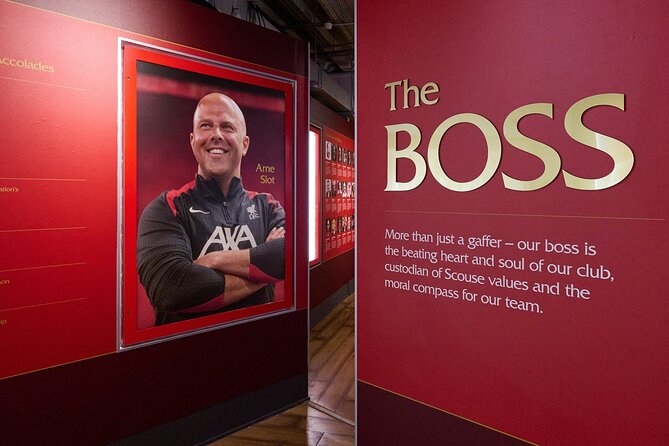 Liverpool Football Club Museum Entry - Nine spaces, from the club’s beginnings to today