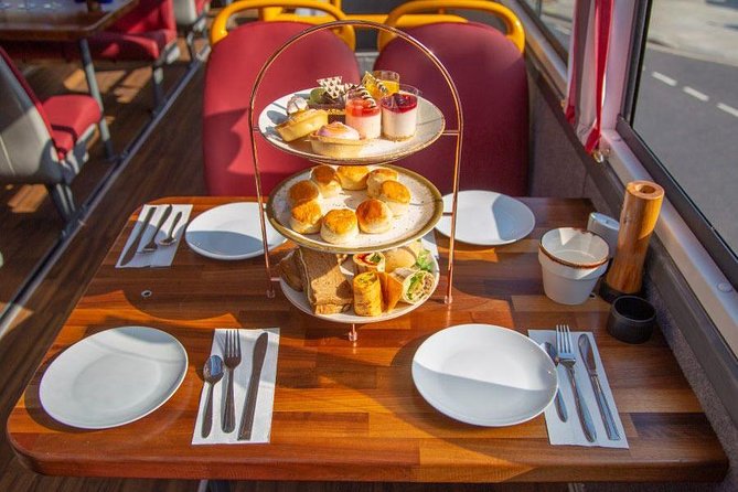 London Afternoon Tea Bus with Panoramic Tour - The London Eye and South Bank Views