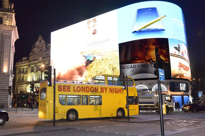 London by Night Sightseeing Tour - Open Top Bus - Kensington, Harrods, and South Kensington
