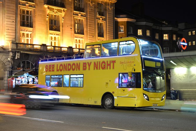 London by Night Sightseeing Tour - Open Top Bus - Seats, weather, timing, and traffic