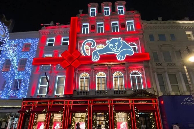 London Exclusive Christmas Lights Guided Tour by Black Cab - Fortnum & Mason and the flavor of old London