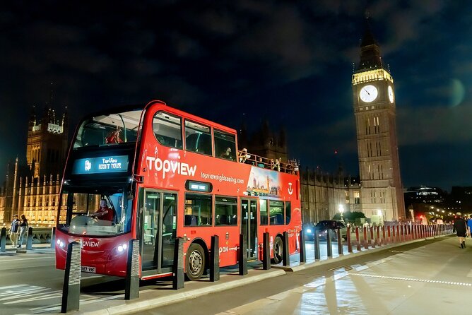 London Night Tour See the City Lights - London at night from Waterloo Station
