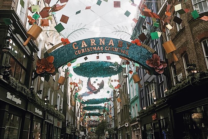 London Soho District Guided Walking Tour Semi-Private 12ppl Max - Carnaby Street, the Palladium, and London’s music story