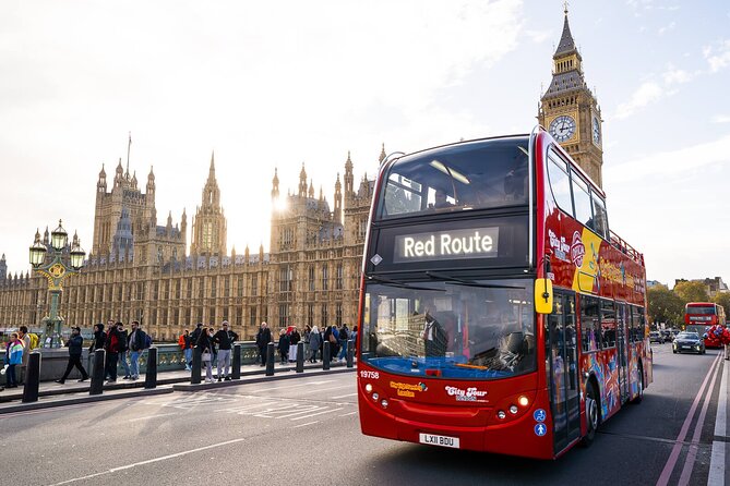 London Tour Hop-on Hop-off Bus with Optional Thames River cruise - Hyde Park, Marble Arch, and the West End