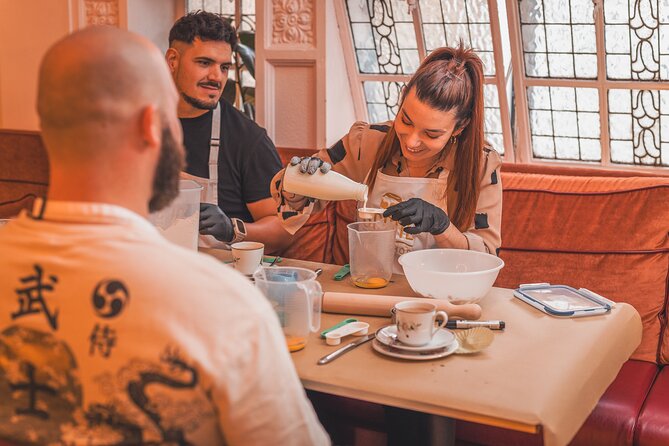 London Traditional English Scone Making and Tea Workshop - Mixing the dough from scratch
