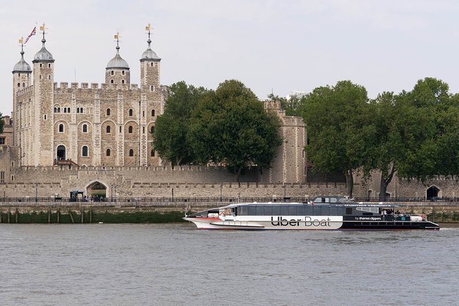 London: Uber Boat - Single Journey River Thames Cruise - Tower Bridge and the route east