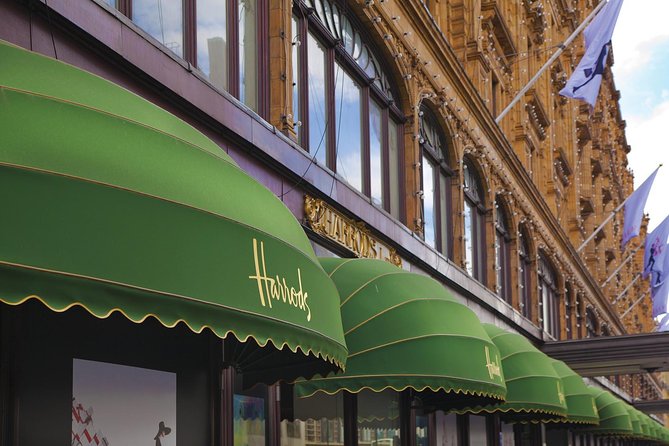 London Vintage Bus Tour with Cream Tea at Harrods - Harrods and The Georgian cream tea