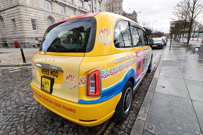 Mad Day Out Beatles Taxi Tours in Liverpool, England - Electric Taxi, Space, and Pickup Details