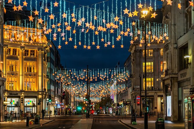 Magical London Christmas Lights Walking Tour with a Londoner - Burlington Arcade offers a quieter change of pace