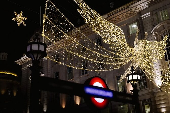 Magical London Christmas Lights Walking Tour with a Londoner - Bond Street turns Christmas into a shop window show
