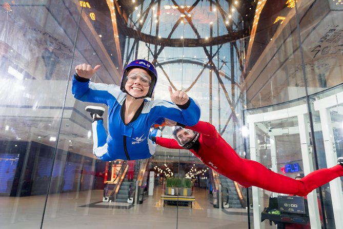 Manchester iFLY Indoor Skydiving Experience - 2 Flights & Certificate - Suiting up is part of the experience