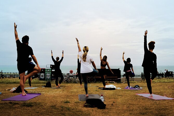 Outdoor Yoga Class at Brighton's Sea front - Choosing between the three class settings
