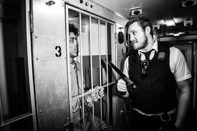 Private Prison Van Escape Game - London Immersive Experience - One hour to solve the clues