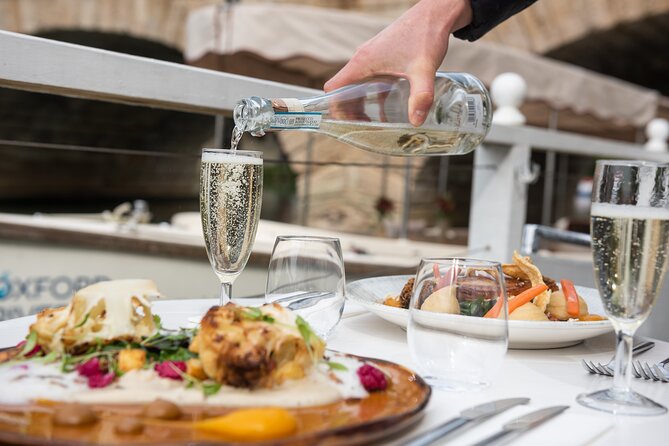 River Cruise with Three Course Riverside Restaurant Dining - The Prosecco sets up the dinner