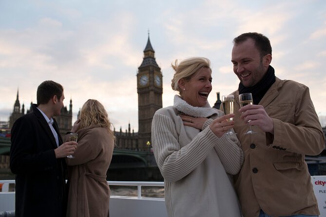 River Thames Evening Cruise with Sparkling wine and Canapés - Westminster and Big Ben from the river