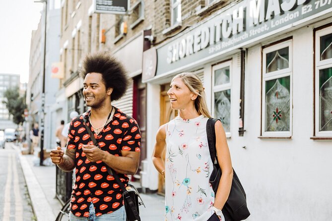 Shoreditch & East London Walking Tour with a Local, Custom & Private - Finding Street Art on Wilkes and Fournier Streets