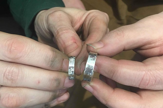 Silver Ring Workshop in Kent, England - Filing, buffing, and polishing the final ring