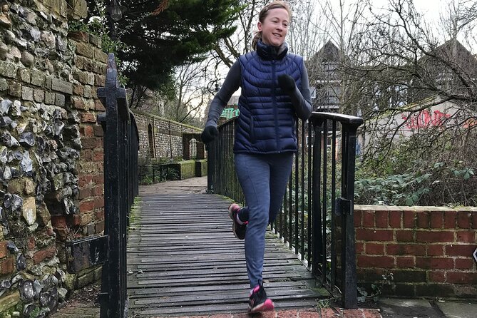 Small-Group City Running Tour in Canterbury - Dane John Gardens and the view from Dane John Mound