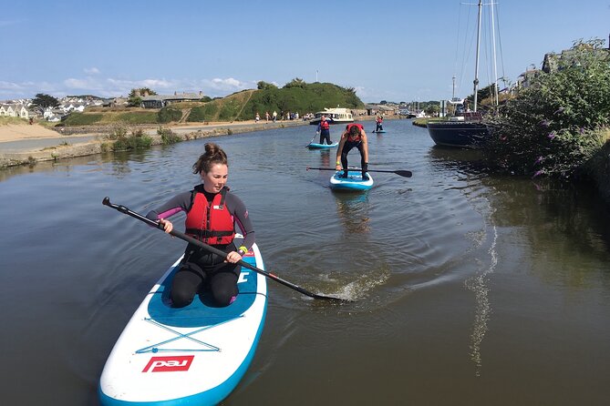 Stand Up Paddle Boarding Journey Down Bude Canal - Starting at The Crescent in Bude