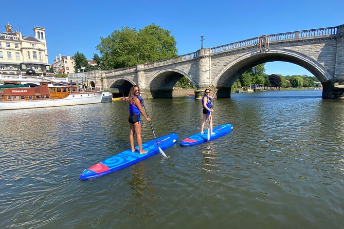 Stand up Paddleboarding on the beautiful Thames at Richmond - Wildlife, islands and a changing river view