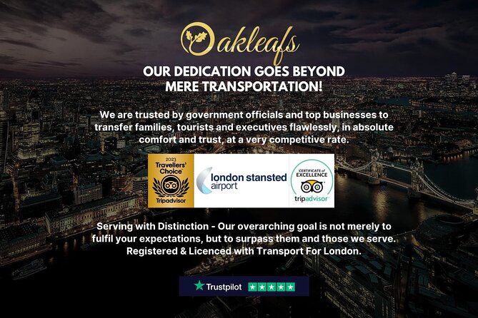 Stansted Airport - To & From Central London - Private Transfer - The drive into central London