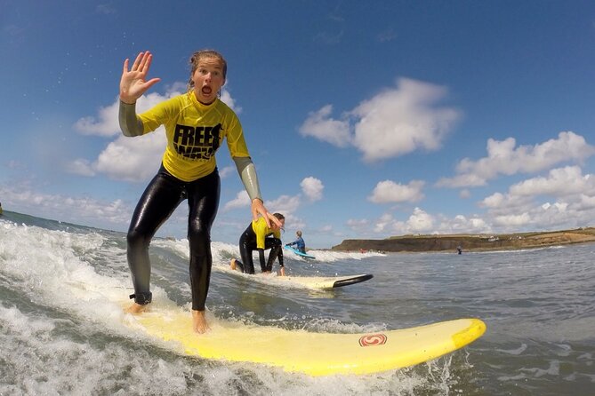 Taster Surfing Lesson in Bude - The beach briefing before you reach the waves