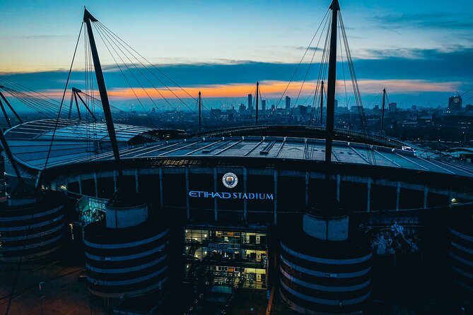 The Manchester City Stadium Tour - The Tunnel Club and areas beyond the stands