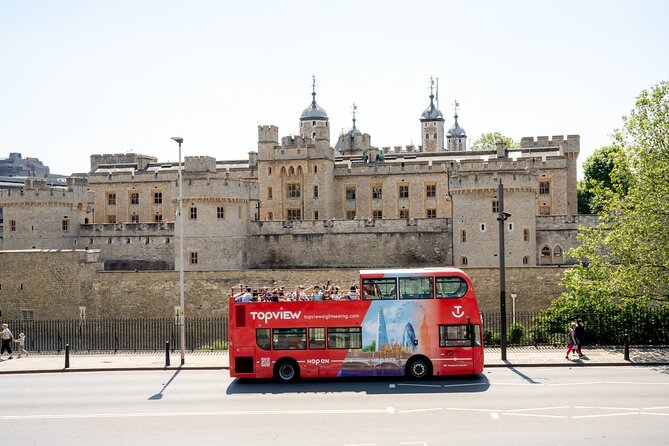 TopView® 24 Hr Hop on Hop off Bus Tour with River Cruise & Walks - The London Lights evening option