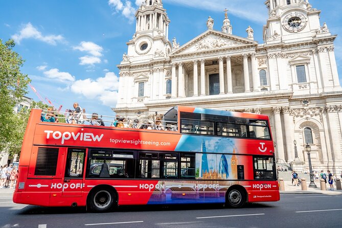 TopView® 48 Hr Hop on Hop off Bus Tour with River Cruise & Walks - St. Paul’s, the Monument, and the Tower