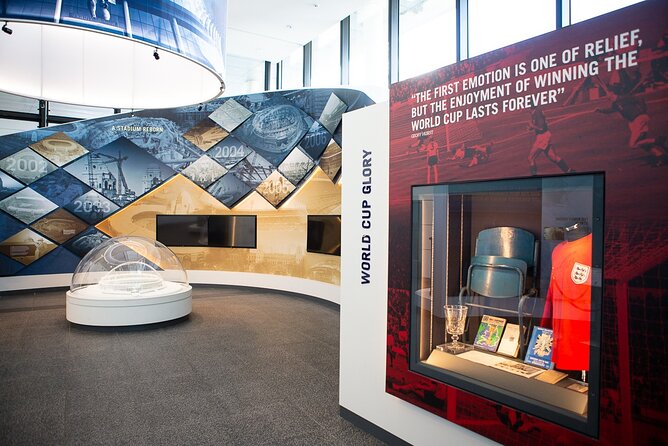 Tour of Wembley Stadium in London - The Royal Box and Press Conference Room