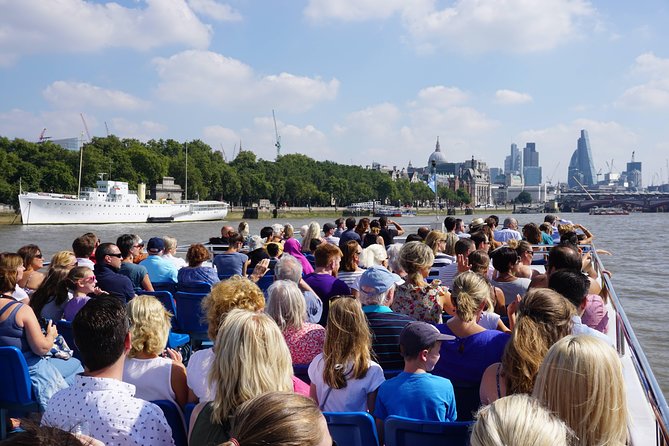 Tower Bridge River Sightseeing Cruise from Westminster - South Bank views: the London Eye, Southbank Centre, and Tate Modern