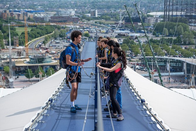 Up at The O2: Daytime Climb with Guided Tour with Panoramic Views - Walking across The O2 roof instead of watching the show