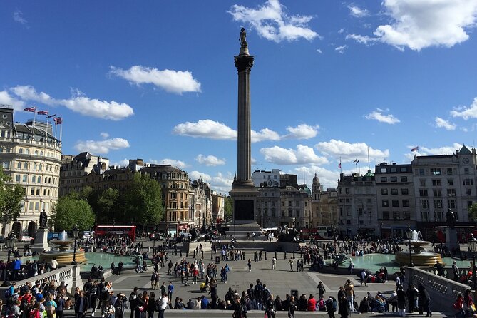 Westminster Small Group Guided Tour with Changing of the Guard - Trafalgar Square links London to Napoleon