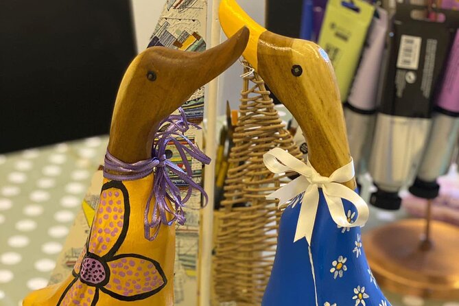 Wooden Duck Painting or Pottery Painting-Take item home same day - Painting your piece, with help when you need it